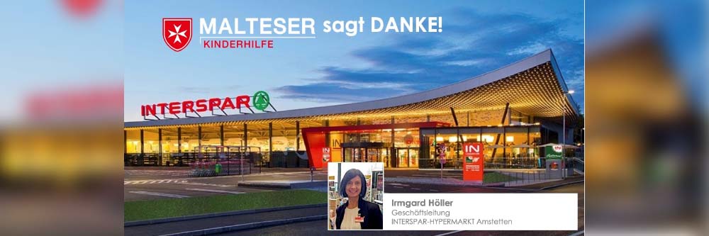 Malteser Kinderhilfe Spende Interspar Kekserlmarkt 2023 BB